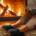 thumbnail image 2 of RockDove Women's Teddy Fleece Closed Back Indoor Slipper, 2 of 6