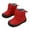 YA Red, variant on Kids Winter Boots Girls Boys Outdoor Warm Sports Solid Hook Loop Low Cut Cloth Snow Boots Baby Shoes Red 12 Months-18 Months