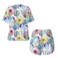 thumbnail image 5 of Lsque Cactus1 Women's Short-Sleeved Pajama Set - 2 Piece Soft and Lightweight Sleepwear Set-Medium, 5 of 9