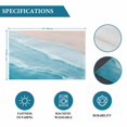 thumbnail image 6 of Blue Coastal Wave Placemats Set of 6, Summer Modern Ocean Beach Placemats for Dining Table, Place Mats for Kitchen Tabletop, Waterproof Wipeable Dining Table Mats Set, 6 of 9