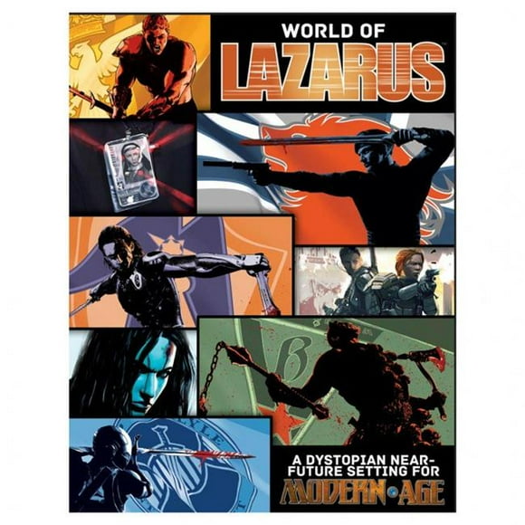 Green Ronin Publishing GRR6302 Modern AGE - The World of Lazarus Board Games