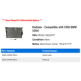 thumbnail image 2 of Radiator - Compatible with 2006 BMW 330xi, 2 of 2