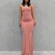 thumbnail image 1 of WILLBEST Vestido Casual Ajustado Sin Mangas Para Mujer, Minivestido Informal Con Cintura Definida Para Un Look Elegante, 1 of 3