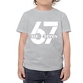 thumbnail image 6 of 67 Funny Gesture Graphic Tees, Niogvi Six Seven T-Shirt Suitable For Boys Girls, Gray 130cm, 6 of 6