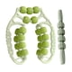 thumbnail image 1 of Rodillos de masaje para espalda, 21 ruedas, 4 ruedas, para entrenamiento de fitness, masajeador de piernas portátil para hombres y mujeres, ideal para Verde, 1 of 8