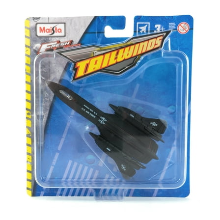 Maisto Tailwinds SR-71 Blackbird Spy Jet Plane Die-Cast Metal 4 Inch Replica Aircraft