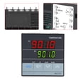 thumbnail image 1 of MC701 Digital PID Temperature Controller with Flame Retardant Housing Embedded Panel Mounting SSR Relay Output, 1 of 7