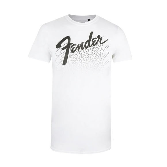 Fender T-Shirt en Coton Délavé pour Homme