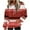Hot Pink, variant on SwiftWear Women's Striped Fleece Drop-Shoulder Hoodie - Casual Pullover Soft Plush Loungewear with Pocket for Fall Winter Khaki