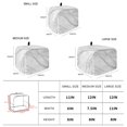 thumbnail image 6 of Toaster Cover 4 Slice, Marble Dustproof Bakeware Oven Protector with Top Hook, Modern Grey White Rock Monochrome Simple Waterproof Small Kitchen Appliance Toasters Dust Cover, 12"x11"x8", 6 of 9