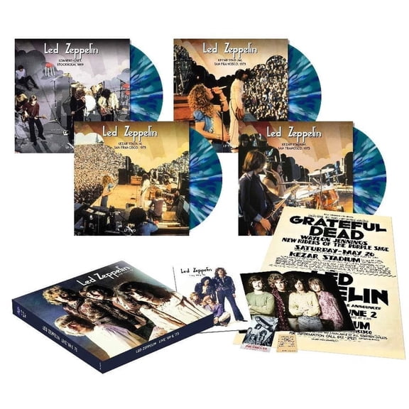 Led Zeppelin Live 69 & 73 (Vinyl Record) 12" Album Coloured Vinyl (Limited Edition)