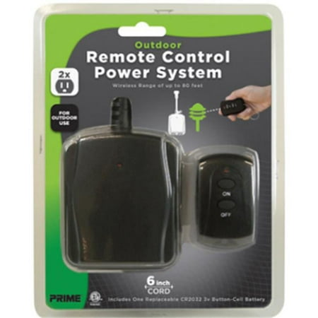 UPC: 0054732815319 | Prime Outdoor Wireless Remote Control 125 V Black