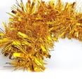 thumbnail image 5 of Guirnalda de cinta de oropel de aluminio de 2 m para decoración navideña, cinta para envolver árboles de Navidad, adornos navideños para fiesta de cumpleaños de Año Nuevo, 5 of 5