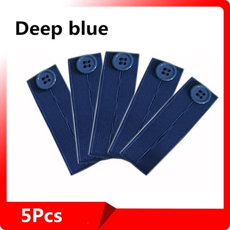 

5X Waist Band Extender Button Trouser Maternity Expander Jeans Elastic Pant