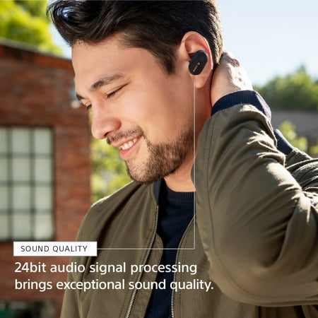 Sony - WF-1000XM3 True Wireless Noise Cancelling In-Ear Headphones - Black