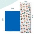 thumbnail image 3 of Wildkin Velour Nap Mat for Toddler Boys and Girls (Modern Construction), 3 of 8