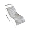 thumbnail image 3 of Thickened Flannel Recliner Pad For Chair Connecteds Seat And Backrest Cushion Warm Soft Cover For Home Office Nap, 3 of 6