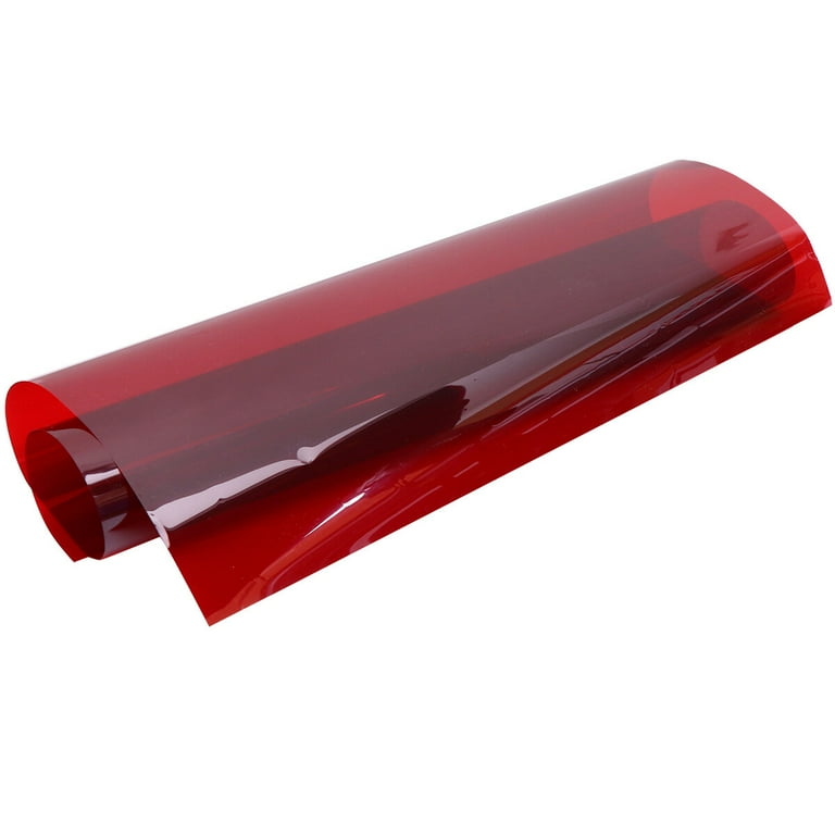 HOMEMAXS 3 PCS Gel Filter Cards Flash Soft Paper Red