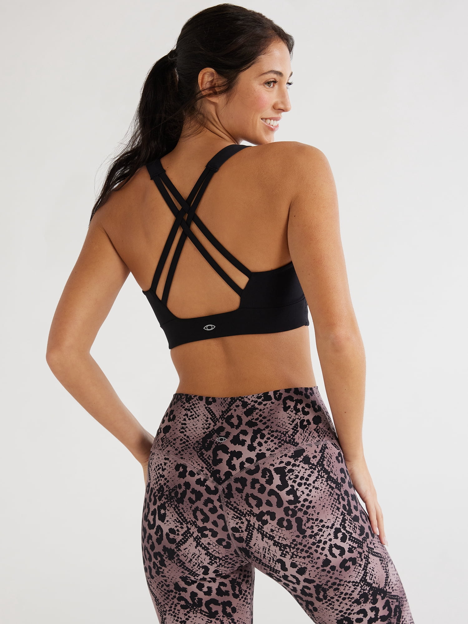 Sofia Active by Sofia Vergara Women's Studio Longline Medium Impact Sports Bra
