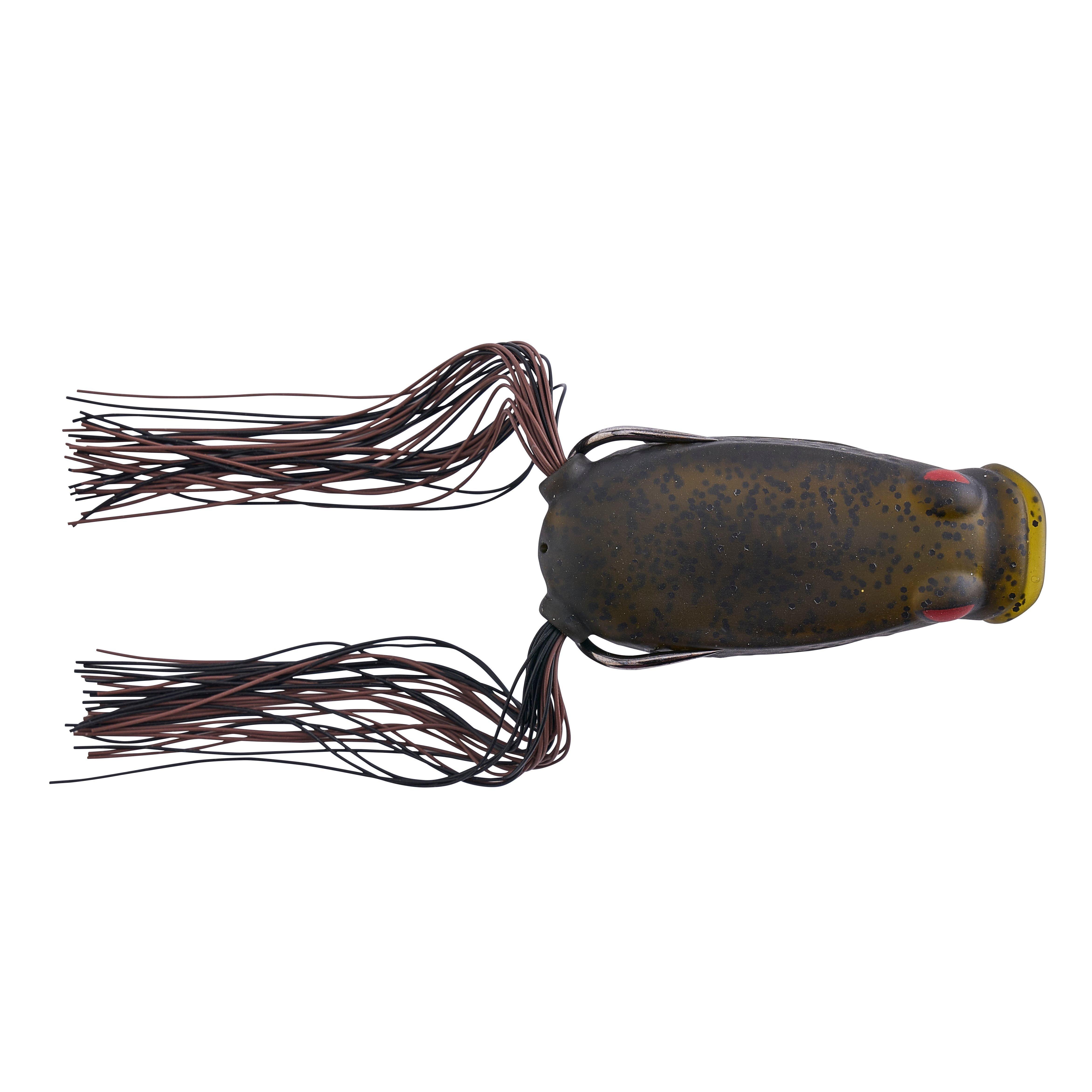 Berkley Swamp Lord Popping Hollow Body Frog, 2/3 oz, Green Pumpkin