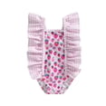 thumbnail image 1 of Coduop Toddler Baby Girls Swimsuit,Ice Cream/Strawberry Ruffle Sleeve Swimwear Bathing Suit, 1 of 8