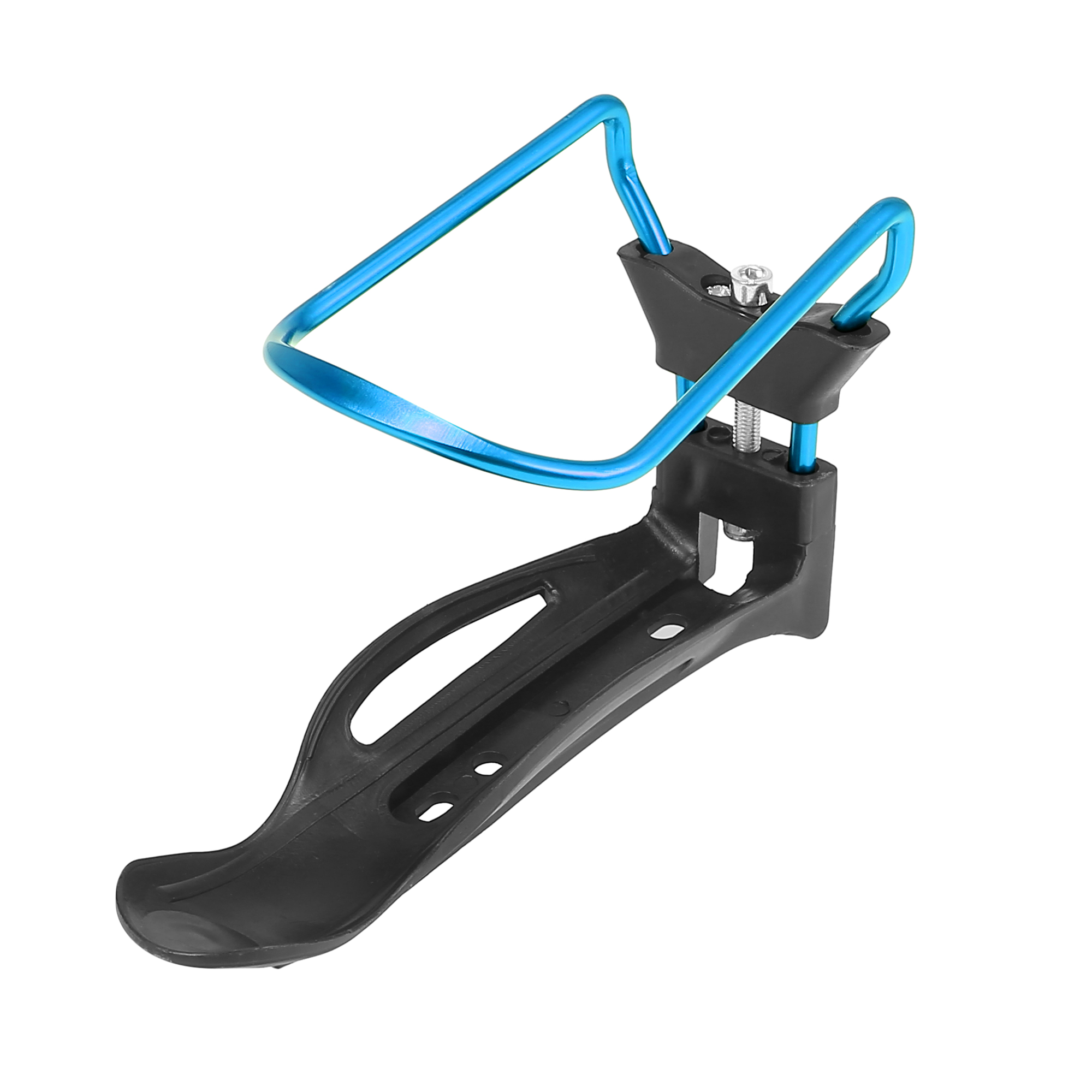 Unique Bargains 2pcs Adjustable Bicycle Water Bottle Cages for Mountain Road Bike Blue