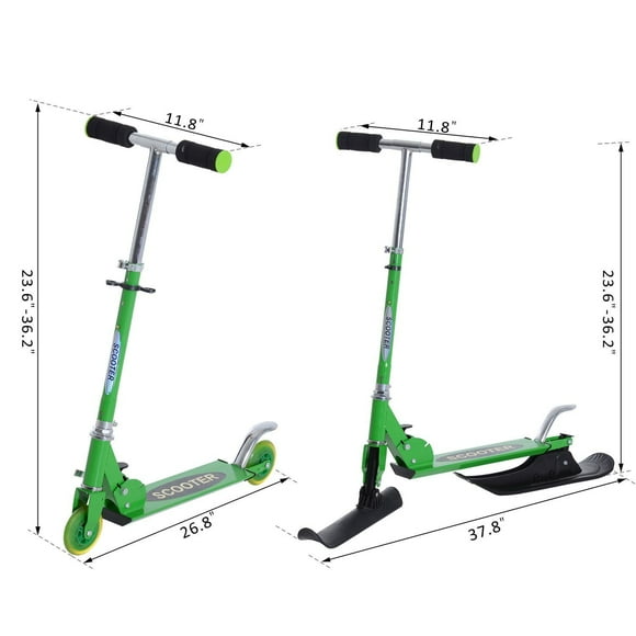 Qaba Snow & Street Amphibious Scooter