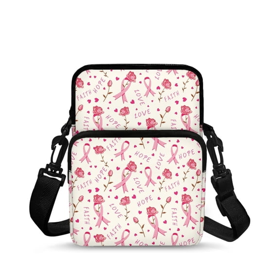 Chririnla Fan Promotion Crossbody Purse Polyester Crossbody Bag for Women, Lightweight Portable Crossbody Bags