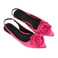 thumbnail image 4 of XY London Womens Zooey Rose Sling Back Flat Ballerina Flats, 4 of 4