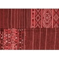 thumbnail image 1 of Ahgly Company Indoor Rectangle Patchwork Red Transitional Area Rugs, 2' x 4', 1 of 4