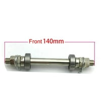 Bike Bearing Wheel Hub-Axle Front Rear Solid Shaft Lever Solid Spindle Shift Shaft Mountain Bike Paired Bicycle Accessories