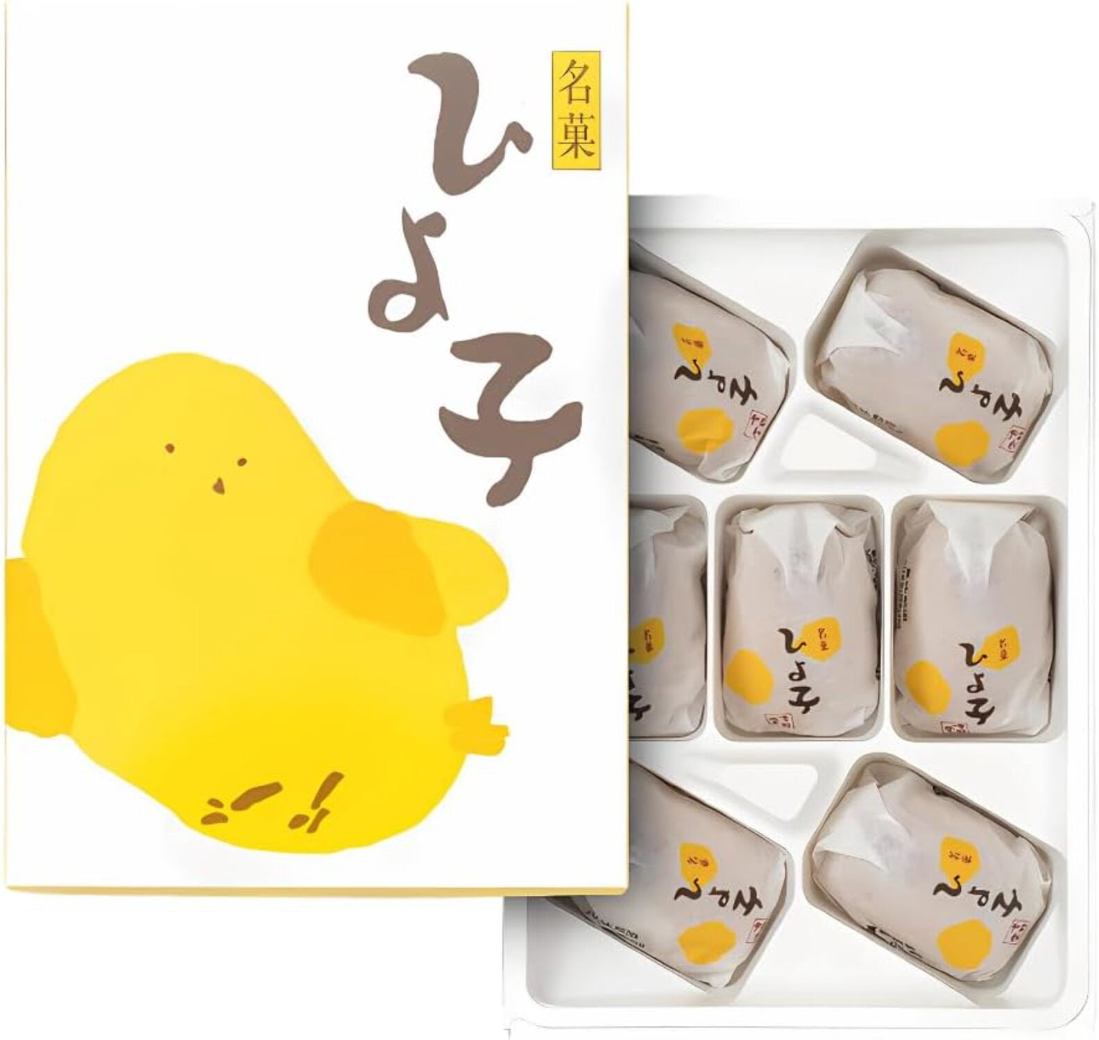 Hakata Hiyoko Manju Yoshinodo Traditional Japanese Sweet “Hiyoko” Pack of 7 weet bean paste filling Made in JAPAN