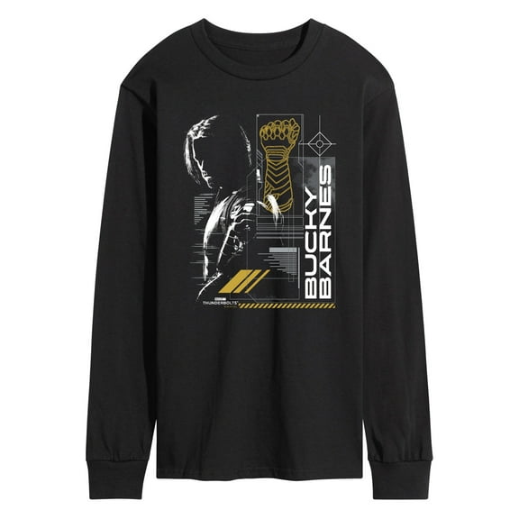 Marvel - Thunderbolts Bucky Barns Digital - Men's Long Sleeve Graphic T-Shirt