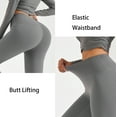 thumbnail image 2 of Byseng Leggings for Women Tummy Control, High Waisted, 4-Way Stretch Leggings (Gray) S, 2 of 6