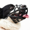 thumbnail image 3 of Adjustables Anti-eating, Anti-licking And Anti-biting Dog Muzzle Breathable Hollow Basket Muzzles For Dog XL Black, 3 of 4