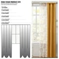 thumbnail image 4 of Mainstays Metallic Blackout Window Curtains Panel Set, Green Sage, 27.5" W x 84" L, 4 of 4