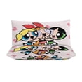 thumbnail image 3 of The Powerpuff Girls 3 Pieces Bedding Set 3D Printed Lightweight Bed Quilt Set Comforter Cover Set for Girls Kids Teens, 1 Quilt Cover 2 Pillowcases 79"x90", 3 of 8