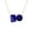Rose Gold Plated, variant on 3.00 Carat Lab Created Tanzanite Toi Et Moi Pendant Necklace for Women | AAA Color | 14K Gold Over 925 Sterling Silver with Silver Cable Chain – Rose, White & Yellow Gold