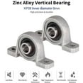 thumbnail image 2 of 4 Pcs Bearing Housing Flange Bearing 8mm Kp08 Ball Bearing Block Pillow Block Bearing For Spare Par, 2 of 5