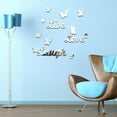 thumbnail image 5 of Openpig Love Live Laugh Wall Stickers Decals Silver Heart Mirror Wall Decor for Bedroom Living Room Decoration, 5 of 5