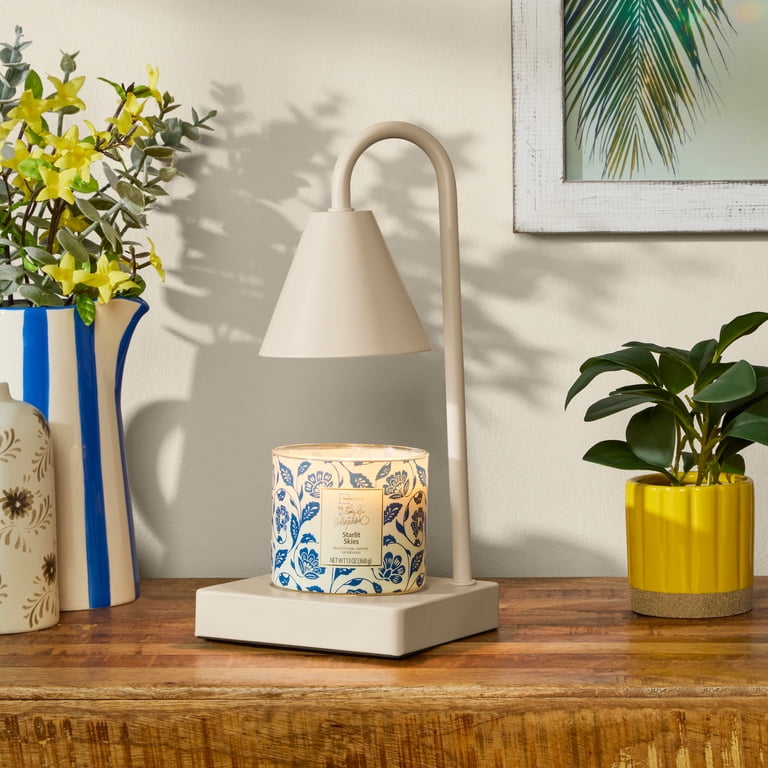 Mainstays Candle Warmer Lamp, Beige - Safe Fragrance Solution