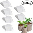 thumbnail image 2 of Vikakiooze Home Patio 600Pcs Nursery Pots Seed-Raising Bags Non-Woven Fabrics Garden Supply White, 2 of 6