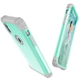 thumbnail image 7 of Dteck iPhone Xs Case, Dteck Heavy Dual Layer Rugged Shockproof Case Hard PC Protective Back Cover For Apple iPhone Xs / iPhone X, Mint Green, 7 of 7