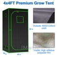 thumbnail image 6 of Imeshbean Grow Lights Tent Black, 6 of 14