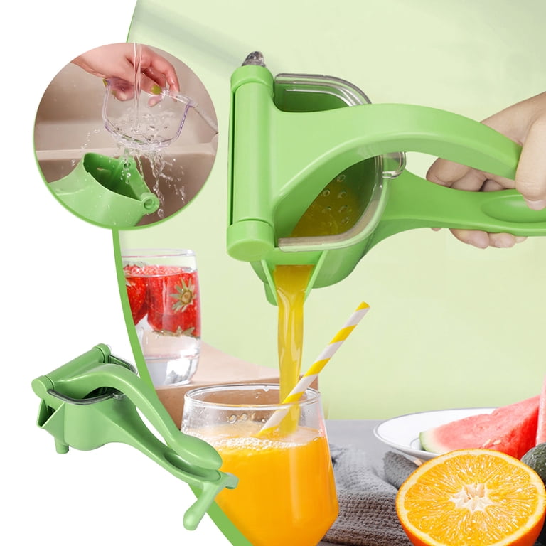 Chmadoxn Manual Juicer - Fruit Juice Squeezer - Easy Manual Handheld Fruit Juicer – Heavy Duty, Large Capacity, Portable Citrus Press - Citrus, Fruit Juice Squeezer - Walmart.com