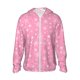 thumbnail image 1 of Fotbe Snowflake pink backgrounds Chaqueta con Protección Solar UPF 50+ para Hombre y Mujer, Camisa con Capucha y Bolsillos-Medium, 1 of 7