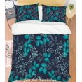thumbnail image 1 of 3D Green Plant Leaf Pattern Quilt Cover Set Bedding Set Pillowcases 11, 1 of 2