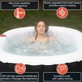 thumbnail image 2 of ALEKO 2 Person 100 Jets Outdoor Inflatable Hot Tub Spa with Drink Tray and Cover, 2 of 12