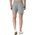 thumbnail image 3 of Unique Bargains Men's Summer Lightweight Elastic Waistband Mesh Lining Beach BoardShorts 32 Gray, 3 of 6