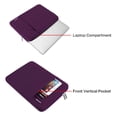 thumbnail image 4 of Funda para portátil MOSISO de 13,3 pulgadas, poliéster, magenta, morado, 4 of 6